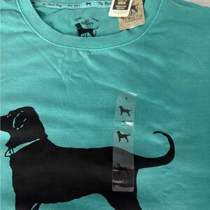 The Black Dog Turquoise Canine Tee